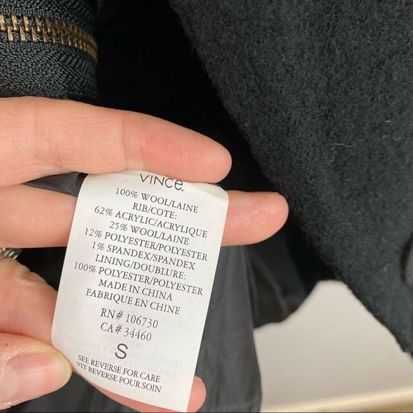 Vince • Convertible Wool Coat - Picture 6 of 7